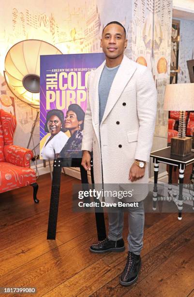 Reggie Yates attends a special screening of "The Color Purple" at The Soho Hotel on December 2, 2023 in London, England.
