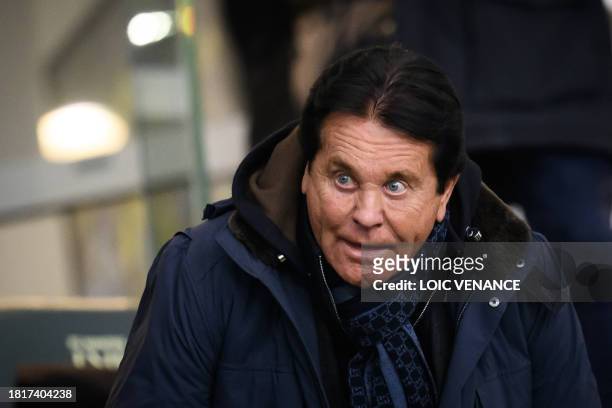 Nantes president Waldemar Kita is seen prior to the French L1 football match between FC Nantes and OGC Nice at La Beaujoire stadium in Nantes,...