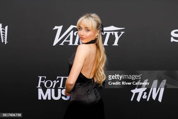Sabrina Carpenter at Variety Hitmakers, Presented By Sony Audio held at Nya West on December 2, 2023 in Los Angeles, California.