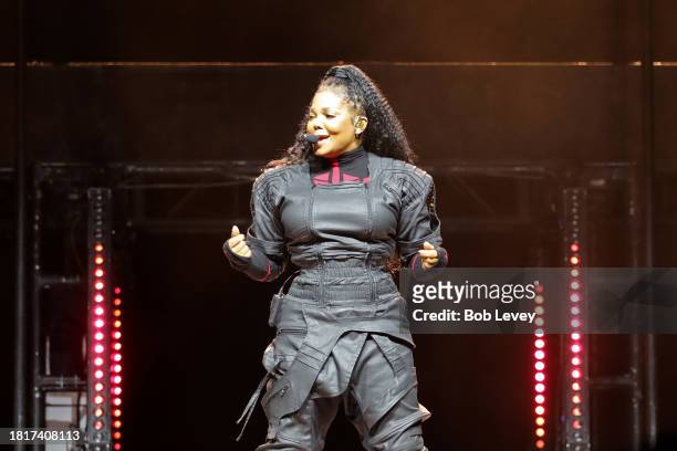 Janet Jackson performs during the sold-out World AIDS Day concert event presented by the global, non-profit HIV/AIDS service organization, AHF at the...
