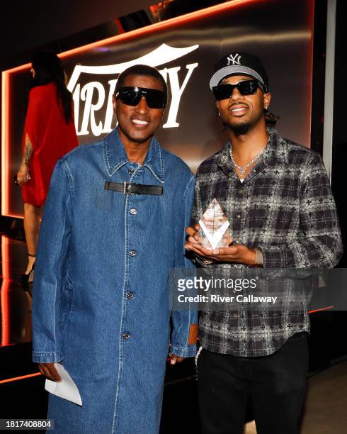 Babyface and Metro Boomin at Variety Hitmakers, Presented By Sony Audio held at Nya West on December 2, 2023 in Los Angeles, California.