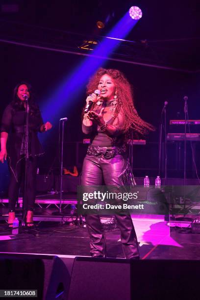 Chaka Khan, one of the biggest stars of the 1970s and beyond, performs at Flipper’s Roller Boogie Palace x adidas Originals 'Evening Dedicated to the...