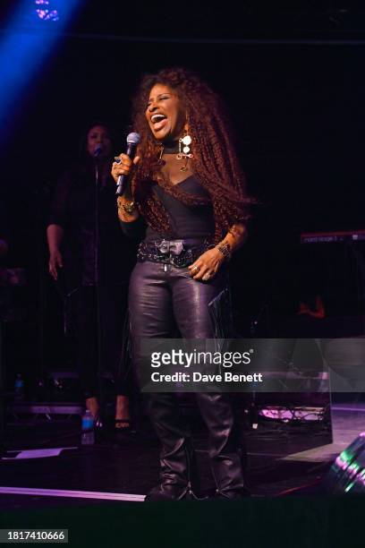 Chaka Khan, one of the biggest stars of the 1970s and beyond, performs at Flipper’s Roller Boogie Palace x adidas Originals 'Evening Dedicated to the...