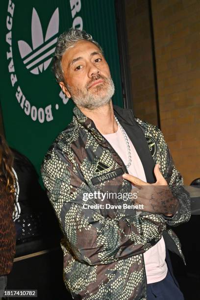Taika Waititi attends Flipper's Roller Boogie Palace x adidas Originals journey through the explosive music and entertainment scenes of the 1970's,...