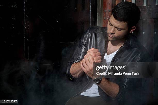 Actor Jerry Ferrara is photographed for Spec on August 29, 2013 in New York City.