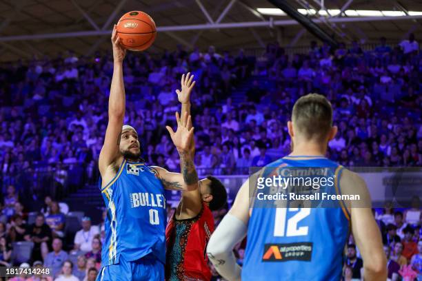 Mitchell of the Bullets in action during the round nine NBL match between Brisbane Bullets and Illawarra Hawks at Nissan Arena, on December 3 in...