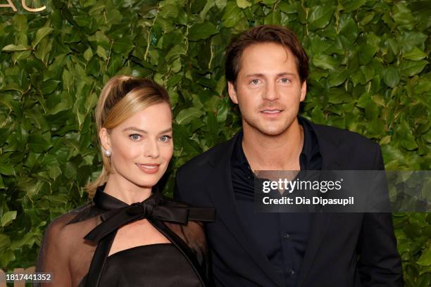 Margot Robbie and Tom Ackerly attend the 33rd Annual Gotham Awards at Cipriani Wall Street on November 27, 2023 in New York City.