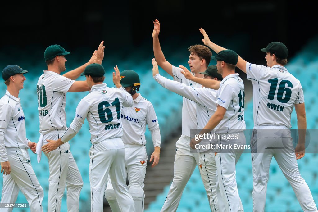 Sheffield Shield - NSW v TAS: Day 1