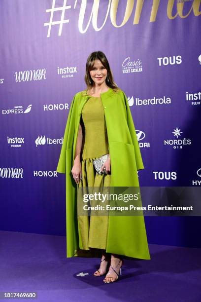 Esther Doña is seen arriving at the "Woman" Awards on November 28 in Madrid, Spain.