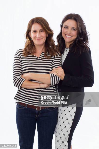 Actress Julia Louis-Dreyfus and director Nicole Holofcener are photographed for USA Today on September 15, 2013 in New York City.