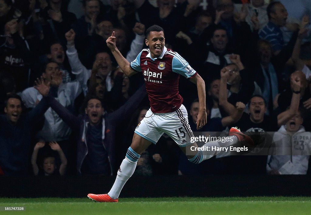 West Ham United v Cardiff City - Capital One Cup Third Round