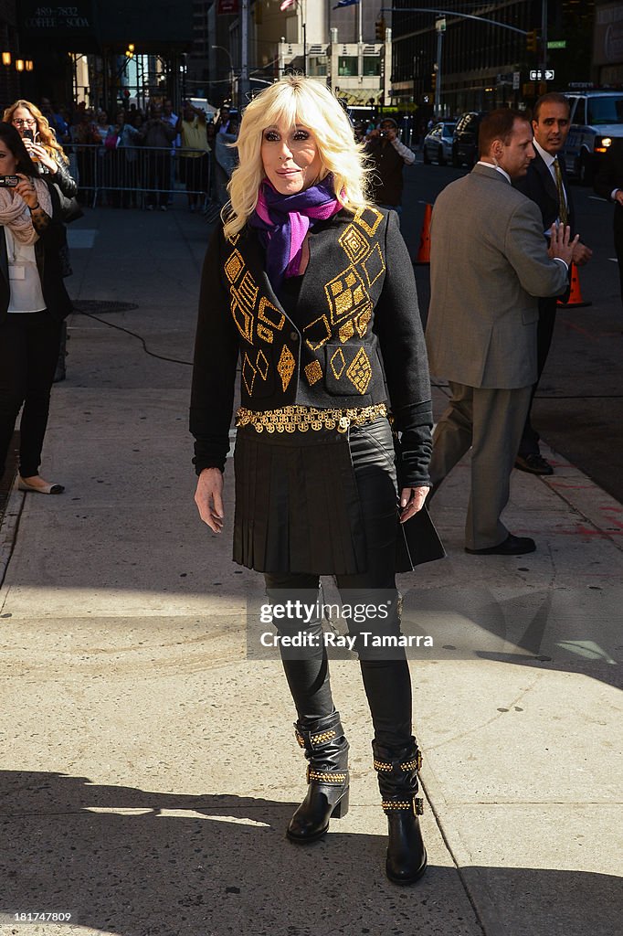 Celebrities Visit "Late Show With David Letterman" - September 24, 2013