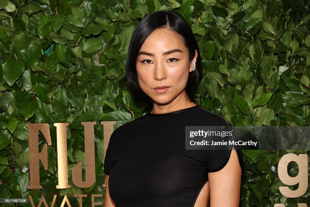Greta Lee attends the 33rd Annual Gotham Awards at Cipriani Wall ...