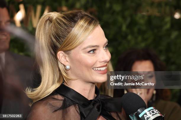 Margot Robbie attends the 33rd Annual Gotham Awards at Cipriani Wall Street on November 27, 2023 in New York City.