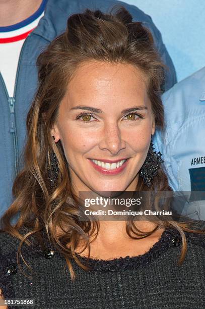 Melissa Theuriau attends the 'Planes' Paris Premiere At UGC Normandie on September 24, 2013 in Paris, France.