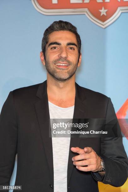 Ary Abittan attends the 'Planes' Paris Premiere At UGC Normandie on September 24, 2013 in Paris, France.