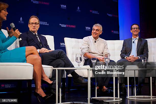 Glenn Dubin, Glenn Dubin, co-founder of Highbridge Capital Management LLC, from second left, Marc Lasry, chief executive officer and co-founder of...