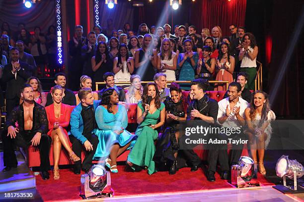 Episode 1702" - The competition heated up on a Latin-themed "Dancing with the Stars" as the celebrities took on new dance routines - a Samba, Jive,...