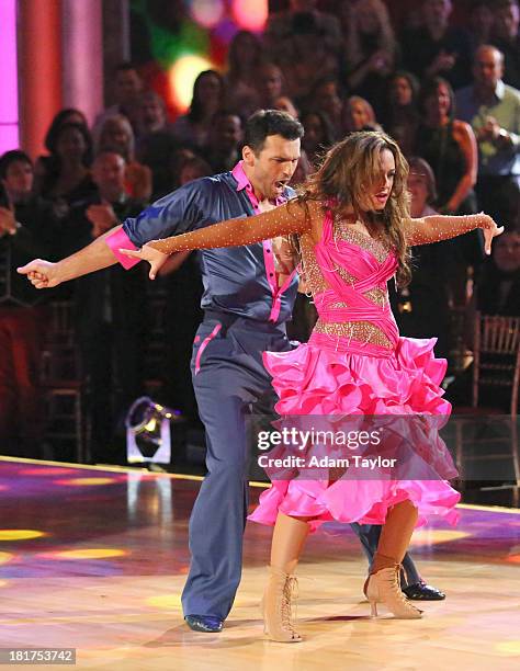 Episode 1702" - The competition heated up on a Latin-themed "Dancing with the Stars" as the celebrities took on new dance routines - a Samba, Jive,...