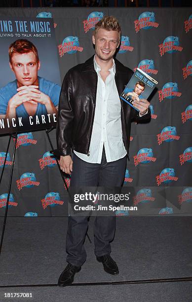 Nick Carter visits at Planet Hollywood Times Square on September 24, 2013 in New York City.