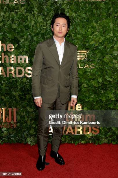 Steven Yeun attends The 2023 Gotham Awards at Cipriani Wall Street on November 27, 2023 in New York City.