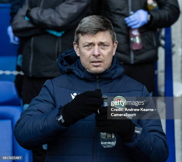 Blackburn Rovers' manager Jon Dahl Tomasson looks on during the Sky Bet Championship match between Sheffield Wednesday and Blackburn Rovers at...