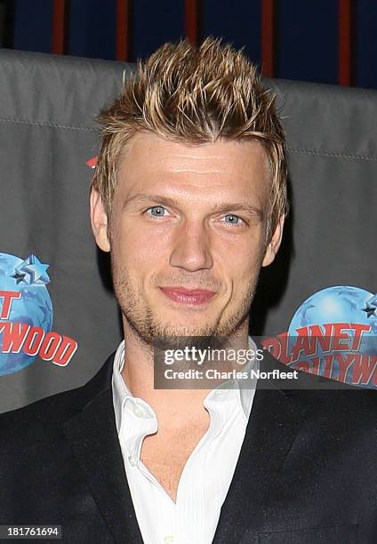 NIck Carter visits Planet Hollywood Times Square on September 24, 2013 in New York City.