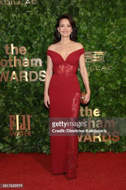 Carla Gugin attends The 2023 Gotham Awards at Cipriani Wall Street on November 27, 2023 in New York City.