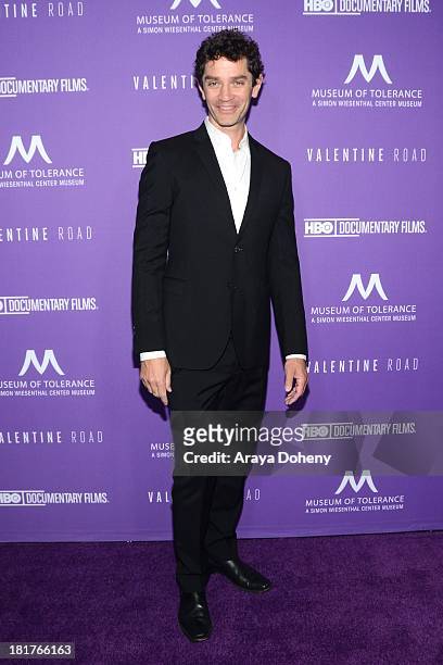 James Frain attends the Los Angeles premiere screening of "Valentine Road" at Museum Of Tolerance on September 24, 2013 in Los Angeles, California.