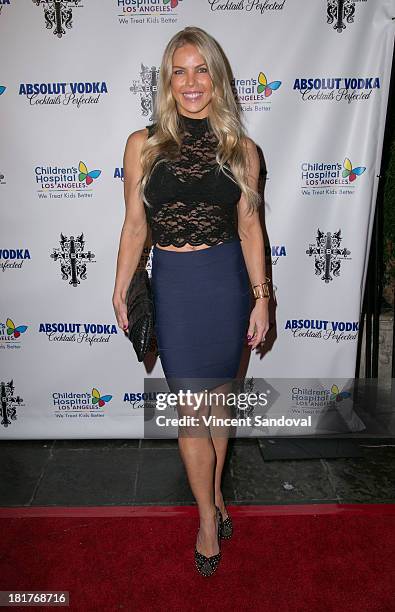 Author Jessica Canseco attends The Abbey's 8th annual Christmas in September event benefiting The Children's Hospital Los Angeles at The Abbey on...