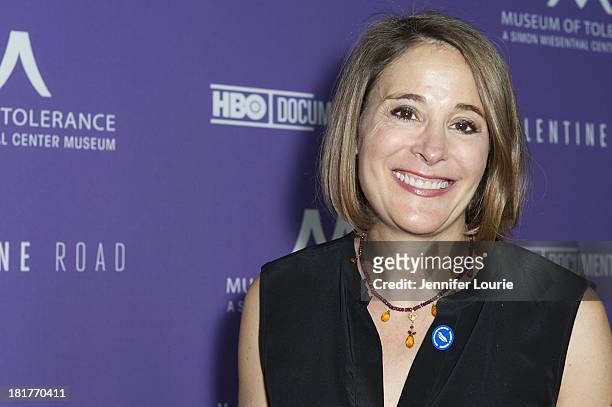 Producer Sasha Alpert attends the Los Angeles premiere screening of 'Valentine Road' at The Museum of Tolerance on September 24, 2013 in Los Angeles,...