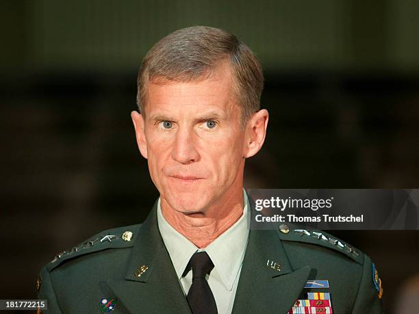 Stanley A McChrystal, commander of the International Security Assistance Force ISAF.