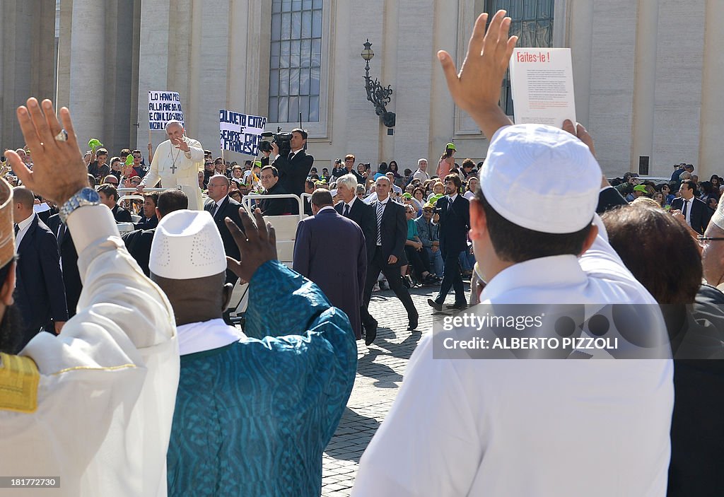 VATICAN-FRANCE-POPE-AUDIENCE-ISLAM