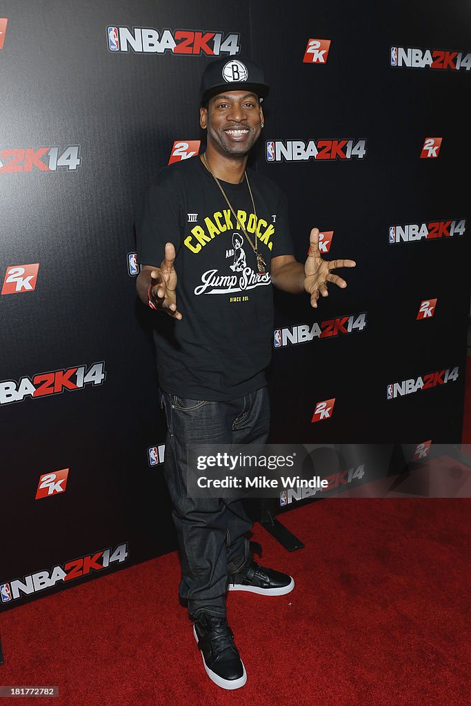 Nick Cannon And 2K Host Premiere Party For NBA2K14 Video Game