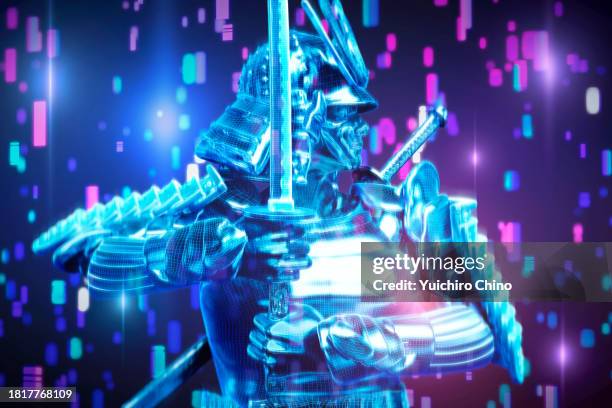 game avatar of samurai - army navy game stock pictures, royalty-free photos & images