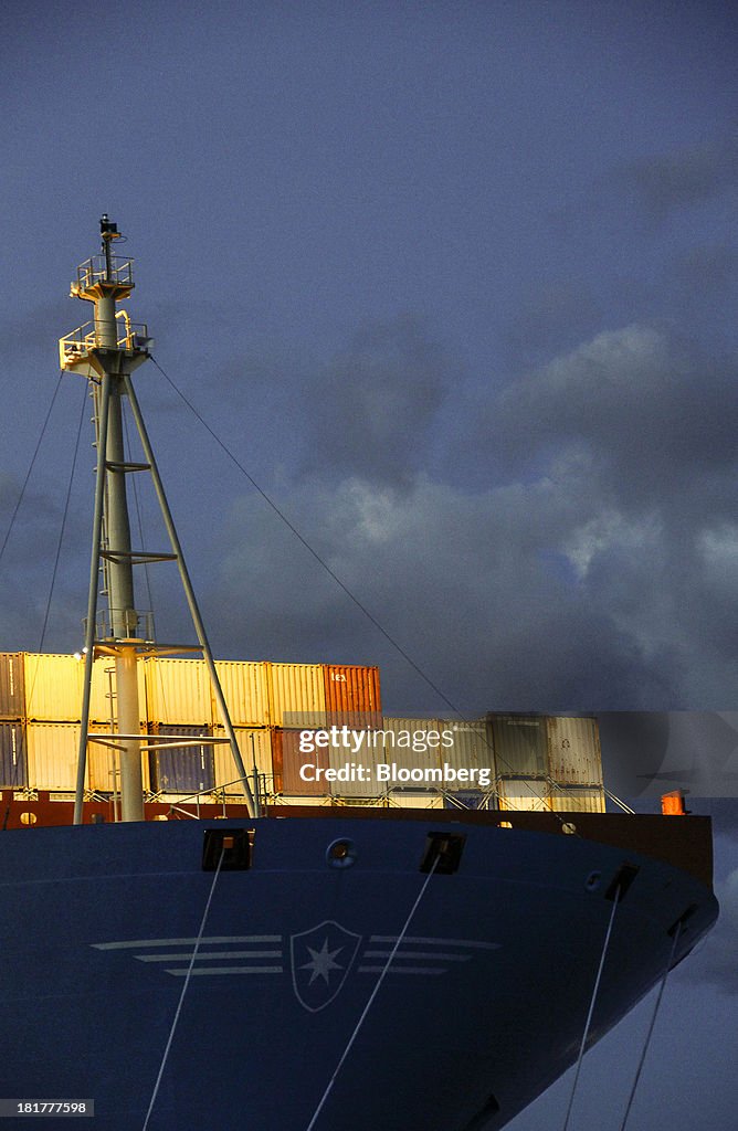 Aboard The Majestic Maersk Triple E Class Container Ship