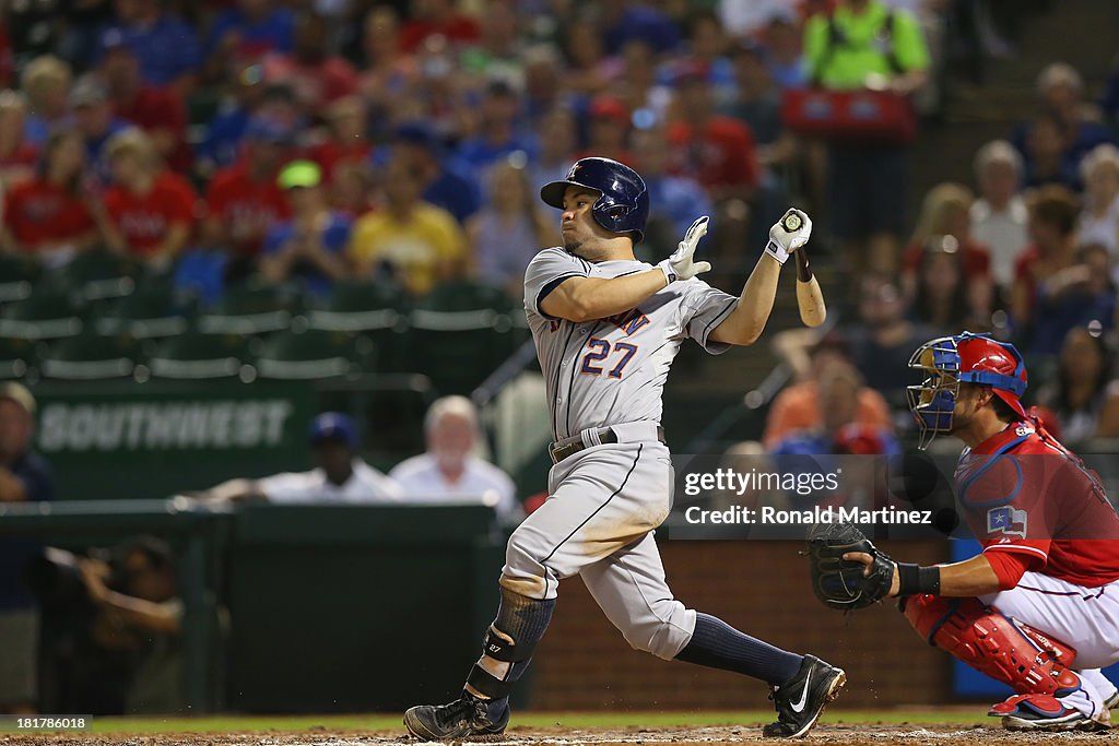 Houston Astros v Texas Rangers