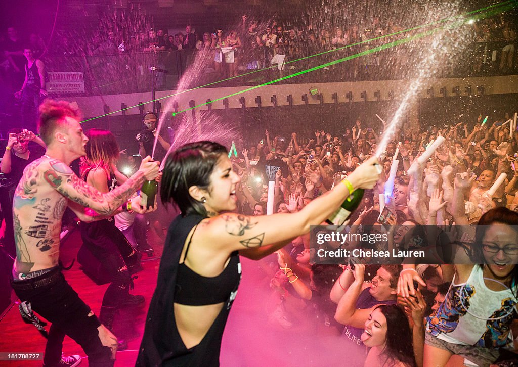 Krewella "Get Wet" Album Release Foam Party