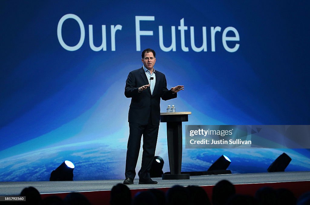 Michael Dell Addresses Oracle Open World Conference