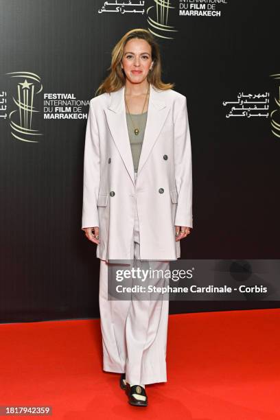 Monia Chokri attends the "Memory" Premiere during the 20th Marrakech International Film Festival on November 27, 2023 in Marrakech, Morocco.