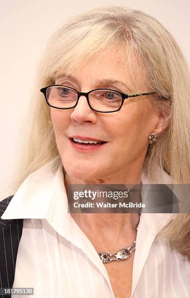 Blythe Danner attending the Meet & Greet for the MTC Production of 'The Commons of Pensacola' at the Manhattan Theatre Club Rehearsal Studios on...