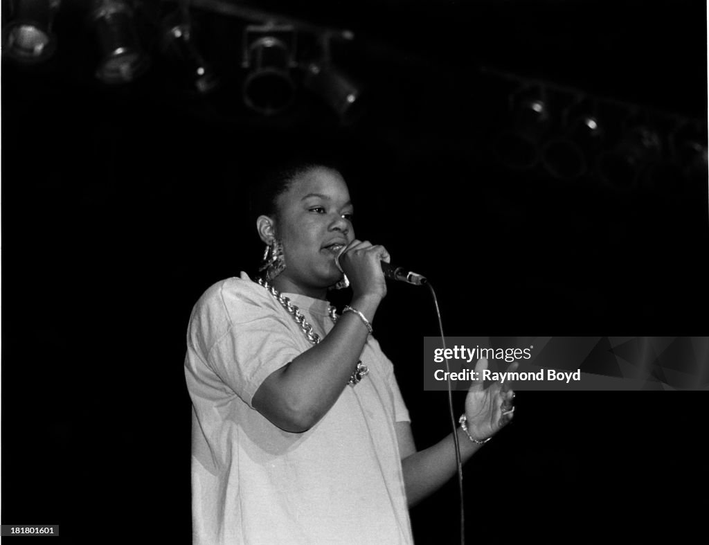 Roxanne Roxanne Rapper Rapper Roxanne Shante performs at the Regal Theater in Chicago,... News ...