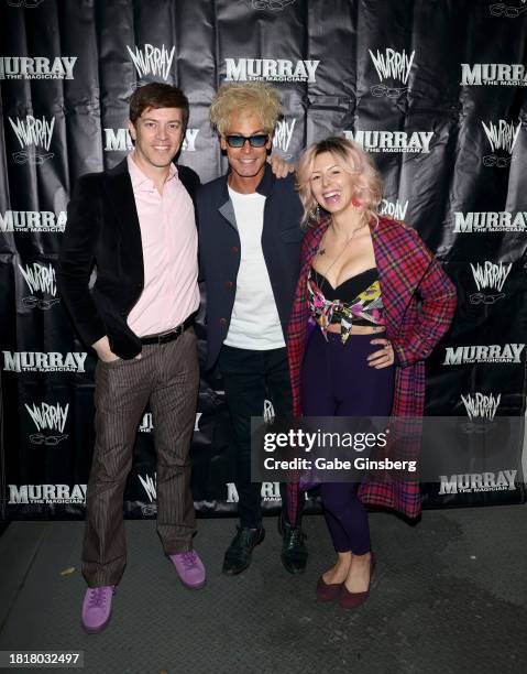 Scott, Murray SawChuck and Annalee Belle attend SawChuck's 50th birthday party at Rick's Tavern on November 27, 2023 in Las Vegas, Nevada.