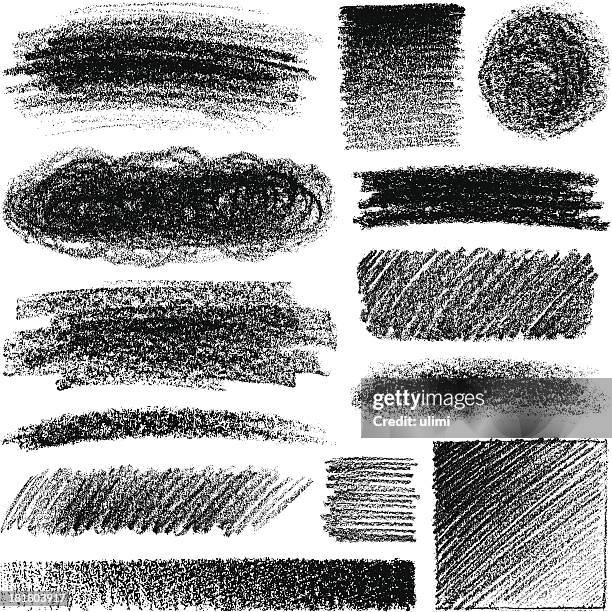 stockillustraties, clipart, cartoons en iconen met pencil drawing - drawing charcoal