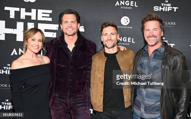Nikki DeLoach, Kristoffer Polaha, Andrew Walker and Paul Greene attend the Los Angeles premiere of "The Shift" at AMC The Grove 14 on November 27,...