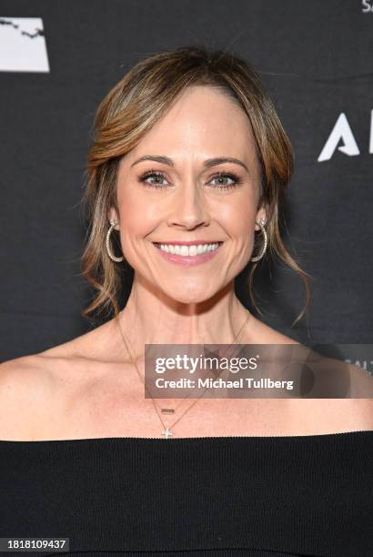 Nikki DeLoach attends the Los Angeles premiere of "The Shift" at AMC The Grove 14 on November 27, 2023 in Los Angeles, California.