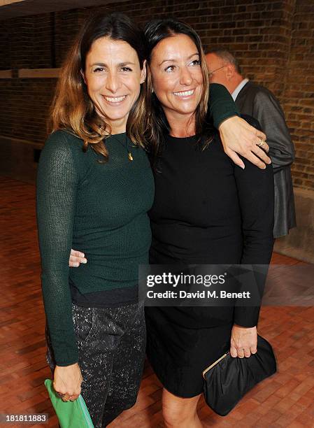 Charlie Peyton Polizzi and Alex Polizzi attend the VIP opening of the Serpentine Sackler Gallery and the launch of their autumn exhibitions on...
