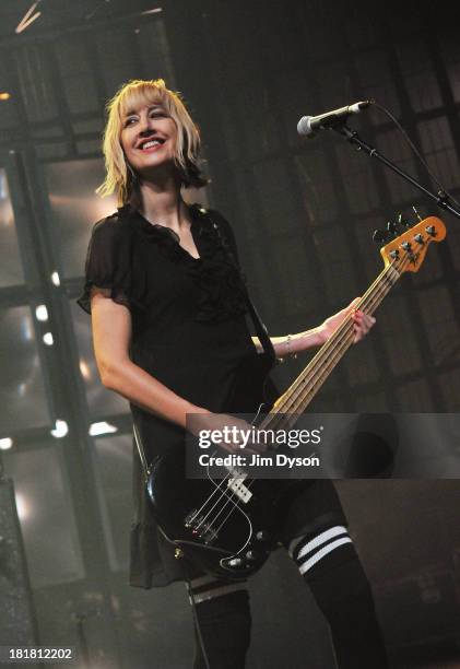 Kim Shattuck of The Pixies performs live on stage on Day 25 of iTunes Festival 2013 at The Roundhouse on September 25, 2013 in London, England.