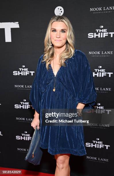 Emily Rose attends the Los Angeles premiere of "The Shift" at AMC The Grove 14 on November 27, 2023 in Los Angeles, California.