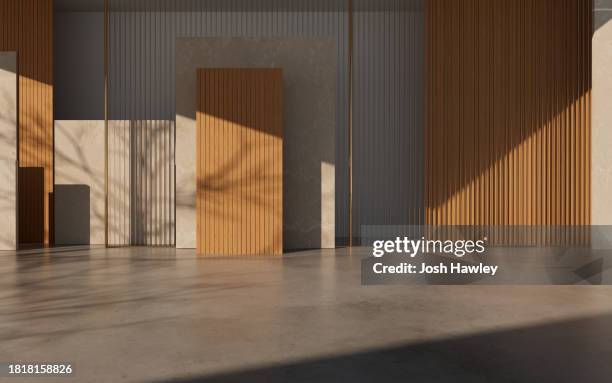 3d rendering architectural background - sin personas fotografías e imágenes de stock